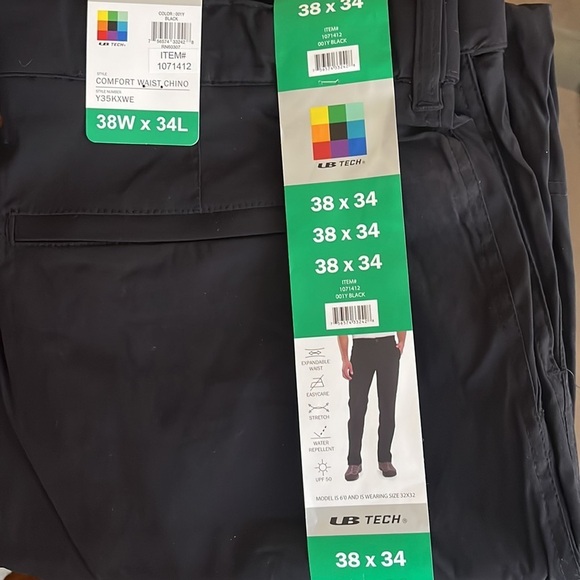 Unionbay Men's Rainier Lightweight Comfort Travel Tech Chino Pants - Picture 4 of 4